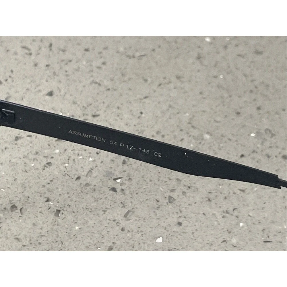 EYEBUYDIRECT Assumption Black Eyeglasses FRAMES ONLY 54-17-145 C2 Full Rim Squar
